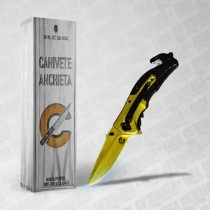 Canivete Anchieta Tático - Aço Inox 420 Cutelaria + Garantia