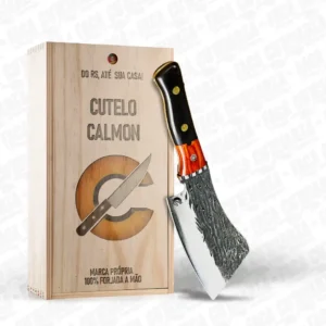 Cutelo Artesanal Calmon – Cutelaria Forjada À Mão + Garantia
